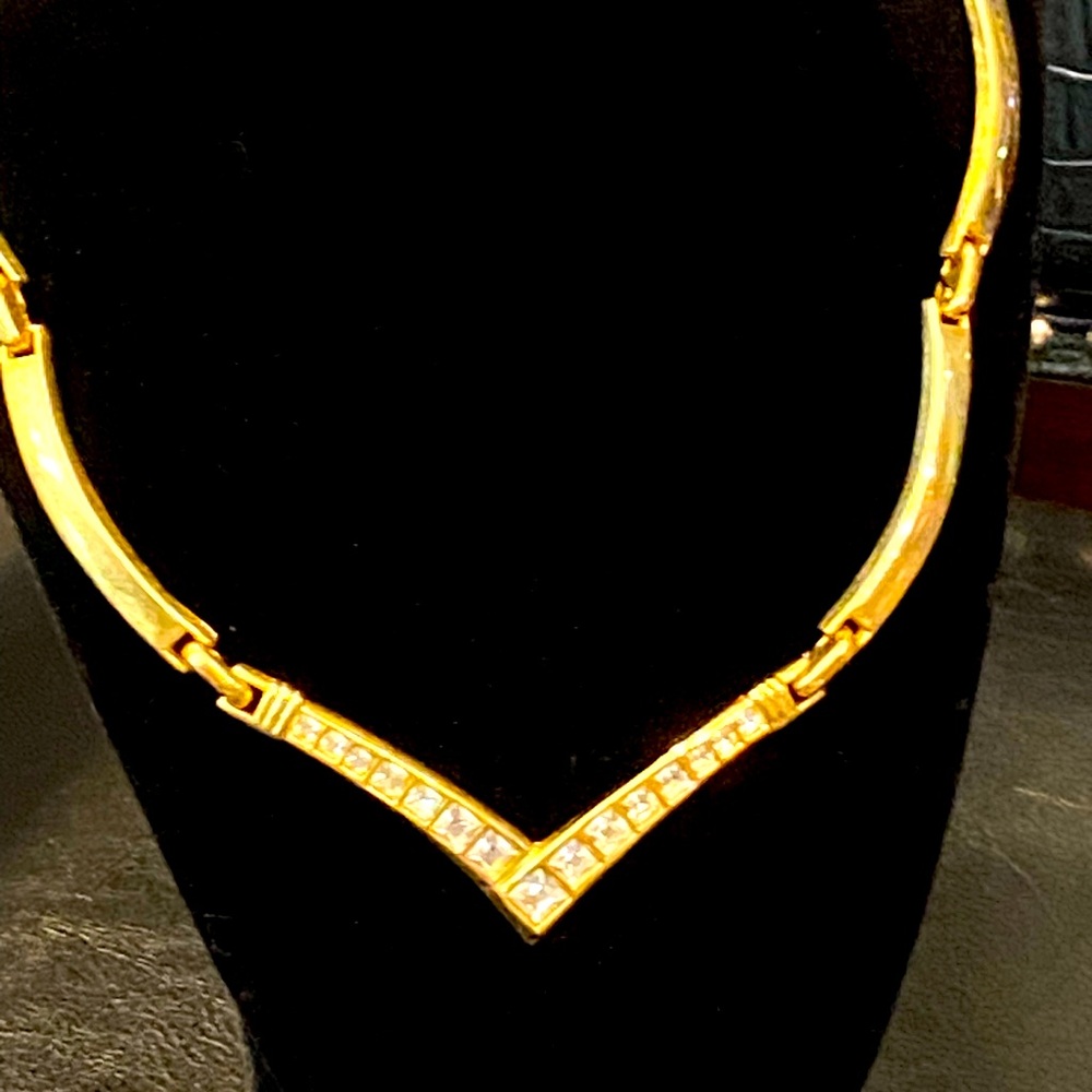 Princess cut diamond necklace